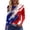 Red #215, variant on KDDYLITQ Womens Independence Day Freedom Tshirt Vintage 250 Years Birthday Crew Neck T-Shirts July 4th Printed Liberty Tees Usa Star Stripes 2026 Long Sleeve Tops Wine 2XL