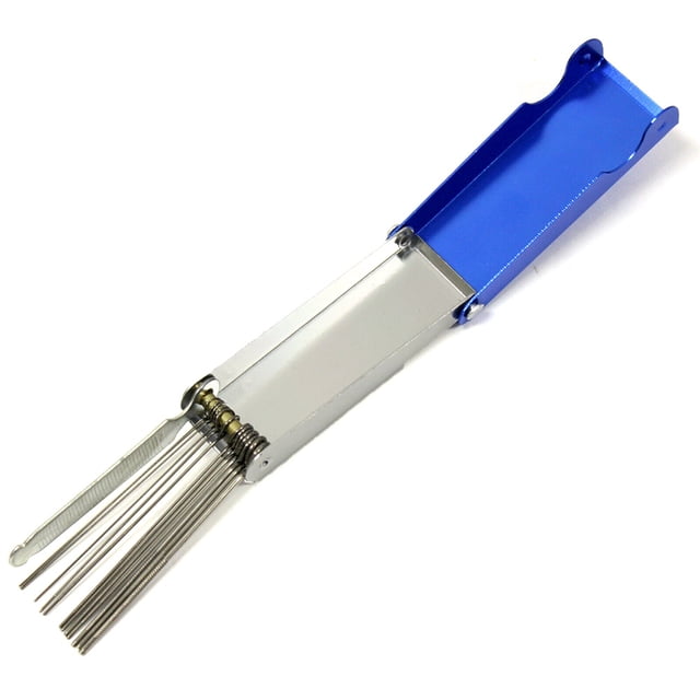 13 in 1 Welding Torch Nozzle Cleaner Blue Metal Shell for Soldering