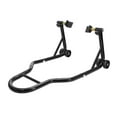 thumbnail image 3 of jinwen Generic Motorcycle Stand Lift Stand Repairing Tool with L Fork Support Frame Black, 3 of 9