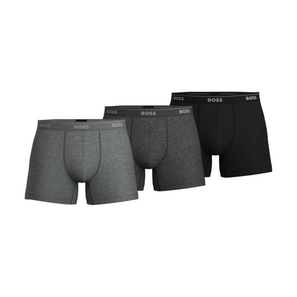 Calzoncillos bóxer para hombre 3-pack BOSS Gris/Carbón/Negro M