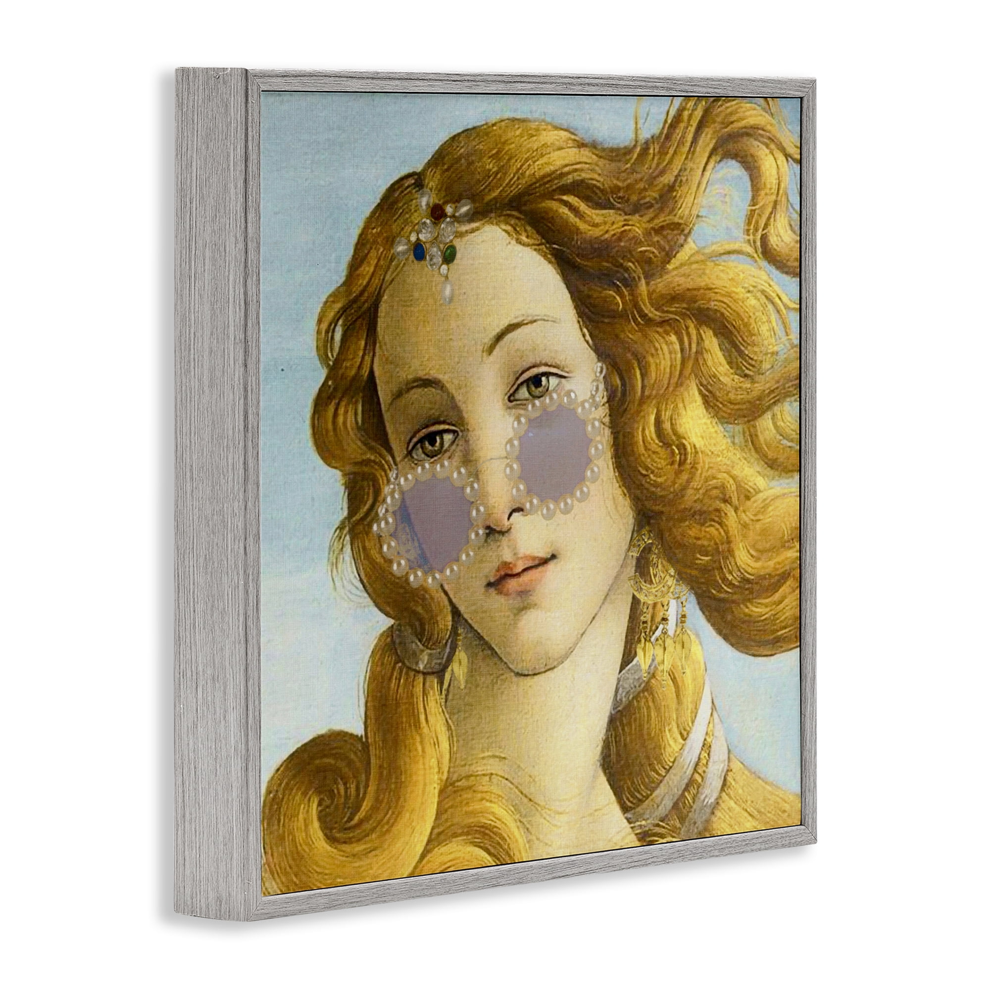 Stupell Industries Modern Day Venus Shades Gray Framed Giclee Art, design by Grotto Studios