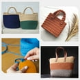 thumbnail image 6 of Oval Bag Bottom Shaper Pad, 2Pack 30x10cm PU Leather Cushion Base Beige White, 6 of 6