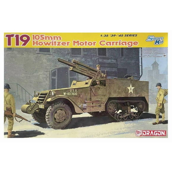 Dragon Models 1/35 T19 105 mm Howitzer Motor Carriage - Smart kit