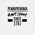 thumbnail image 4 of Inktastic Pennsylvania Awesome Since 1787 Boys or Girls Baby T-Shirt, 4 of 5
