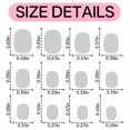 thumbnail image 3 of RAGUPEL 24Pcs Press on Nails for Kids,Pink with Sequins Nails for Kids,Adhesive Backing Does Not Damage Nails Kids Nails,Style1, 3 of 6