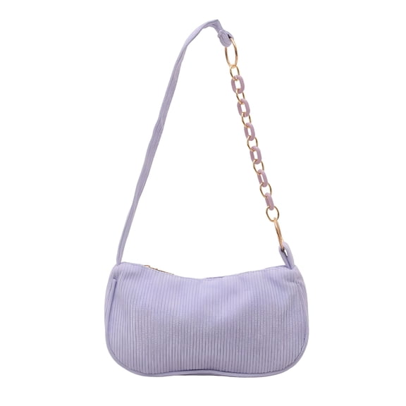AOMRCOL Shoulder Bag for Women Soft Small Clutch Tote Handbags Zipper Closure Crossbody Bags Shoulder Purse Handbag,Purple Purses