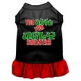 thumbnail image 4 of Mirage Pet Too Cute for Ugly Sweaters Screen Print Dog Dress Black XXL, 4 of 5