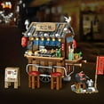 thumbnail image 3 of Street View Series Building Blocks Set, Izakaya Shaved Ice Takoyaki Coffee & Panda Tea House DIY Model, Creative Assembled Scenery Bricks Decor Toy Gift for Kids, 3 of 6