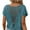 Green, variant on Yigetop indian Tops! Womens Tshirts Summer Casual Tops Trendy Short Sleeve Crewneck Knitted Fashion Tee Tunic Blouses Mexican Blouses for Women Red S