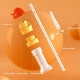 thumbnail image 6 of Reusable Water Bottle Straw Lid 2pcs Green, 2 in 1 Spill Proof Cap for Standard Bottles BPA Free, 6 of 6