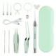 thumbnail image 1 of Seitruly Juego de 3 unidades de cuchara para recoger cera de oídos LED para adultos con lupa, extractor de cera de oídos portátil, pinzas cuidado de los oídos, 1 of 6