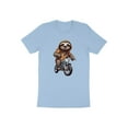 thumbnail image 4 of Funny Biker Sloth Motorcycle Bike Racer Gift Men Women Kids T-Shirt Bike Biking Sloth Animal Birthday Holiday Presents Tshirt, 4 of 10