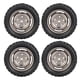 thumbnail image 2 of 4 unids/set neumáticos de goma para camiones militares para coche de Control remoto WPL C14 C24 (Color titanio), 2 of 8