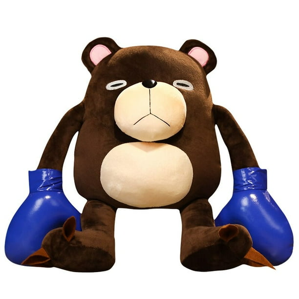 Nueva gran oferta 30/38/50cm Anime Jujutsu Kaisen Cosplay oso de peluche Gojo Itadori Boxing Fans juguete colección de regalos zhangyuxiang LED