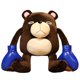 thumbnail image 1 of Nueva gran oferta 30/38/50cm Anime Jujutsu Kaisen Cosplay oso de peluche Gojo Itadori Boxing Fans juguete colección de regalos zhangyuxiang LED, 1 of 2