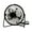 Black, variant on geerera New USB Small Desk Fan, Strong Wind Power, Metal Mini Quiet Personal Cooling Fan,for Camping Home Office Outdoor Travel