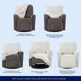 thumbnail image 7 of Stretch Recliner Chair Slipcover, 1-Piece Soft Armchair Cover Washable Sofa Cover Non Slip, 7 of 7