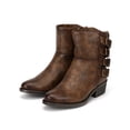 thumbnail image 5 of Bumper Harper02 Leatherette Strappy Buckle Riding Bootie, 5 of 6