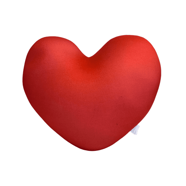 Mushy Pillows Heart Shaped Microbead Pillow Super Soft and Delightfully Squishy