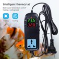 thumbnail image 2 of Controlador de temperatura digital con enchufe Mh-2000 Termostato electrónico inteligente Regulador de temperatura para invernadero (regulación europea) Feliz Sencillez, 2 of 5