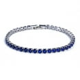 thumbnail image 6 of Hevirgo Multicolor Rhinestone Tennis Bracelet - Exquisitely Chic Wrist Jewelry for Women, 6 of 8
