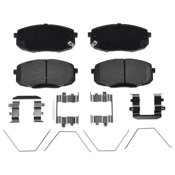 Front Brake Pad Set - Compatible with 2021 - 2022 Kia Seltos S FWD 2.0L 4-Cylinder
