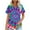 #165 Summer Tops, variant on Staron Summer Shirts for Women 2025 Clearance Under $5 Short Sleeve Loose Summer T-Shirts Pleated Crew Neck Tie Dye Tops Blouses Dressy Casual Trendy Shirts Tunic Tops