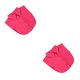 thumbnail image 3 of Sonducket Cuello falso de Color sólido para mujer, media camisa falsa a la moda para niñas, solapa desmontable, accesorio de decoración para punto rojo rosa 2Conjunto, 3 of 6