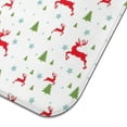 thumbnail image 5 of White Christmas Reindeer and Tree Pattern Dish Drying Mat for Kitchen 1 Pack, Ultra Absorbent Microfiber Dishes Drainer Mats,16x18in(41x46cm), 5 of 6