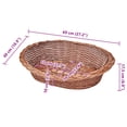 thumbnail image 4 of vidaXL Willow Dog Basket/Pet Bed Natural 70 cm, 4 of 4