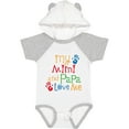 thumbnail image 3 of Inktastic Mimi and Papa Love Me Boys or Girls Baby Bodysuit, 3 of 5