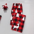 thumbnail image 4 of Pyjamas de Noël Assortis Arbres de Noël Tenues Familiales Assorties, Pjs Assortis Doux pour un Look Familial Cohésif (Rouge), 4 of 6