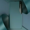 thumbnail image 3 of Étui Intelligente en Cuir avec Support Magnétique pour Samsung Galaxy S20 FE (Vert), 3 of 10