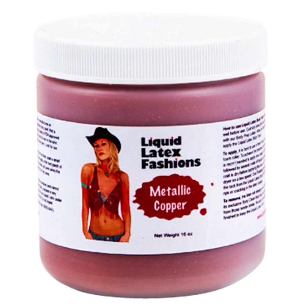 16 oz Metallic Copper Liquid Latex *Ammonia Free* Body Paint