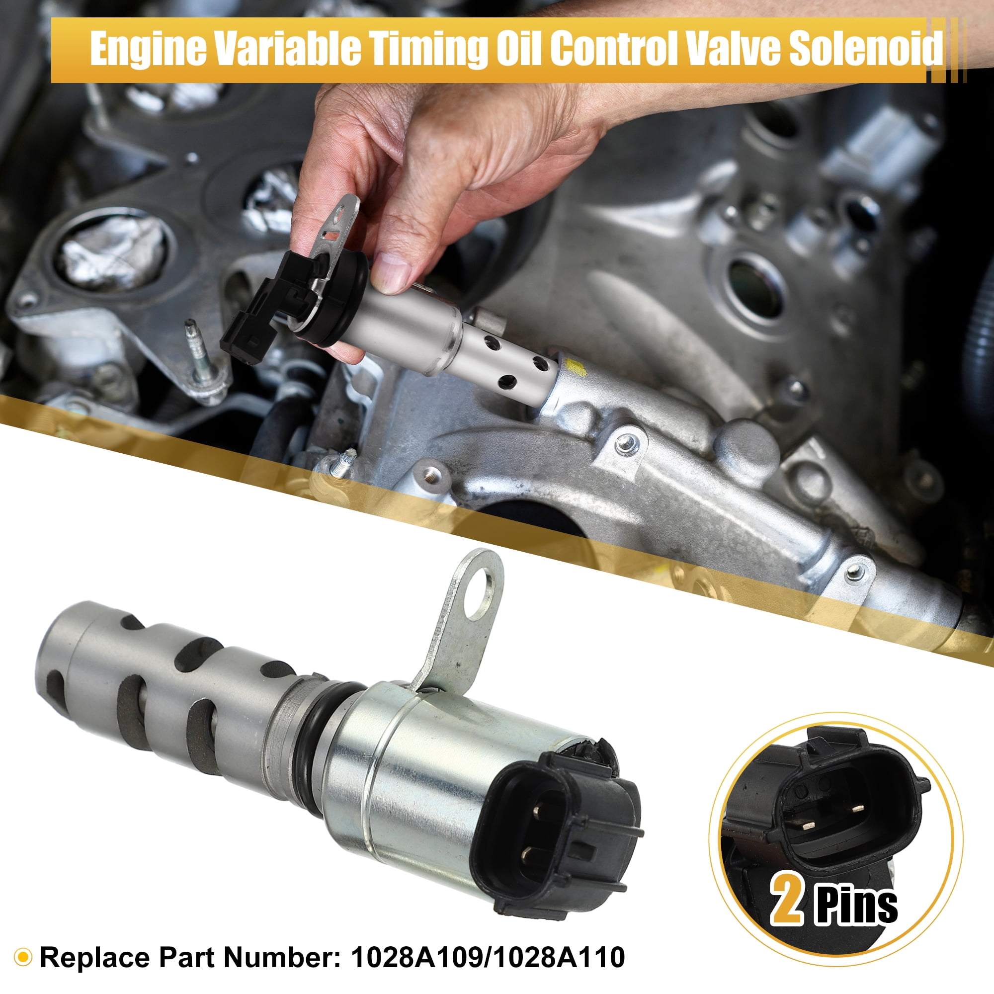 1 Pair Variable Valve Timing Solenoid VVT for Mitsubishi Outlander Sport 2011-2018 No.1028A109/1028A110