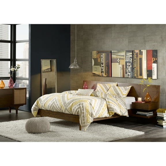 Clark King Bed with 2 Nighstands 00021