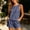 Navy women 2 piece shorts set a1, variant on Cagogo Women's 2 Piece Shorts Set Plaid Boho Beach Outfits Loose Round Neck Sleeveless Crop Top Casual Summer Cruise Matching Lounge Sets Tracksuits Travel Airport Clothes, Green L