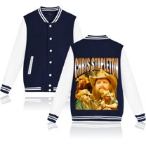 Chris Stapleton Baseball Shirt Women's Men's Hip Hop Trendy Long Sleeve Jacket, Baseball Shirt