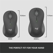 Logitech Signature M550 L Wireless Mouse, Graphite 910-006591