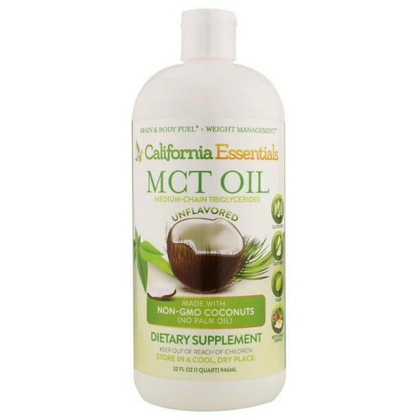 California Essentials MCT Oil (32 Oz.) Made with NonGMO Coconut **NO