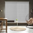 thumbnail image 2 of 2Pcs Filtering Temporary Blinds for Windows, Cordless Pleated Light Filtering Fabric Shade Self Adhesive Pleated Window Shade, Easy to Cut and Install 90*210cm Grey, 2 of 6