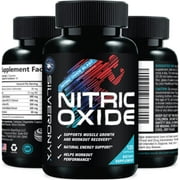 Extra Strength Nitric Oxide Supplement 3X Strength L Arginine, Citrulline Malate, AAKG, Beta Alanine - Premium Muscle Supporting Nitric Booster - Natural Energy & Heart Health Support - 120 Capsules