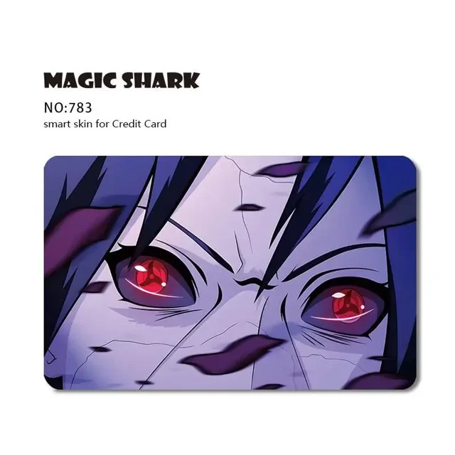 Fashion Cartoon Anime Game PVC Matte Film Sticker Case Skin for Credit Card Big Small No Chip 783 Small Chip