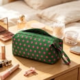 thumbnail image 4 of Polka Dots Cosmetic Bags Makeup Purse Waterproof Toiletry Bag Multi-Use Cosmetic Pouch Travel Work, 4 of 6