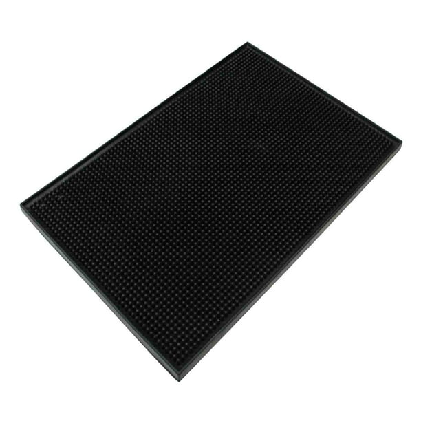Plastic Bar Servicing Mat, 12 by 18Inch, Black, Made out of Plastic for durability and light