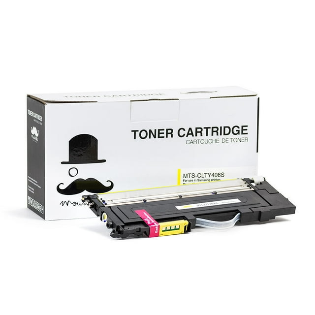 Samsung CLT-Y406S Compatible Yellow Toner Cartridge for CLP-360 CLP-365 CLP-365W /CLX-3300 3305 3305FN 3305FW 3305W/ Xpress SL-C410W C460FW C460W M2675 M2675FN M2825ND