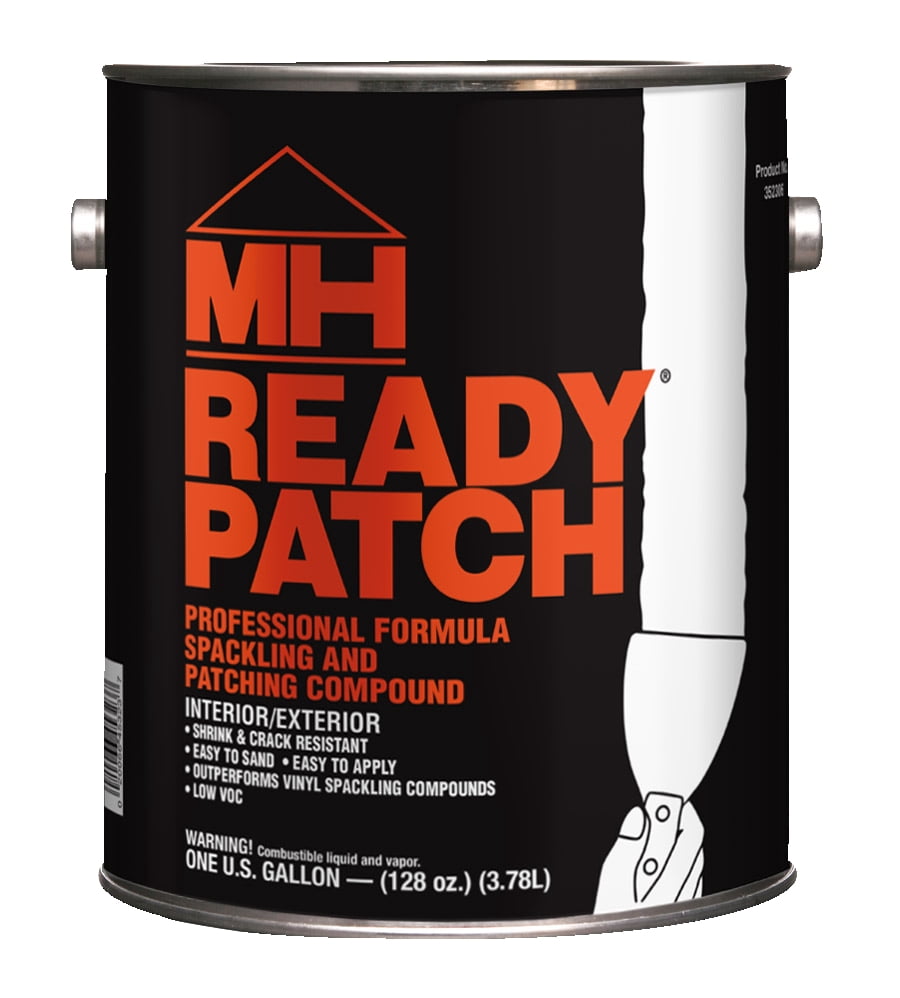 Off White , Zinsser Flat MH Ready Patch Professional Spackling & Patching Compound Low VOC- Gallon, 1 Pack