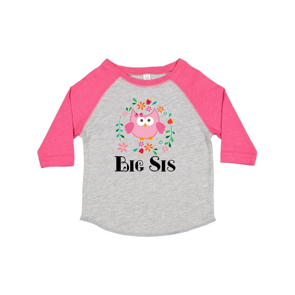Inktastic Big Sis Girls Sister Announcement Girls Toddler T-Shirt