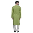 thumbnail image 3 of Atasi Designer Kurta Set For Boys Casual Solid Kurta Pajama Summer Clothing, 3 of 5