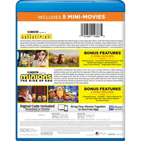Minions 2-Movie Collection [Includes Digital Copy] [Blu-ray]